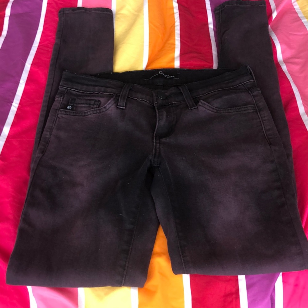 Purple kancan skinny jeans